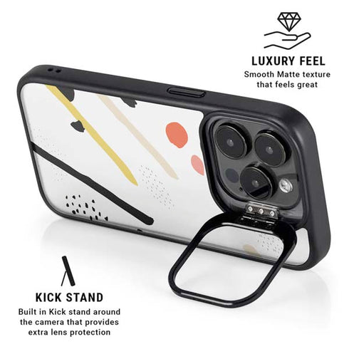 Dots and Dashes iPhone 16 Pro Kickstand Case